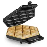 Princess Samosa & Snack Maker - für 24 Samosas in einem Vorgang in 10-15 min, 1200 Watt, Bakelit, 123001, 01.123001.01.001
