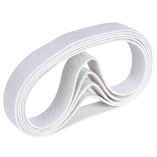 5 Stück 3M SC-BS Scotch Brite Schleifband Schleifband Vliesband Rohrbandschleifer Schleifmaschine (Grade: Typ T Polieren Color: White, 30mm x 533mm)