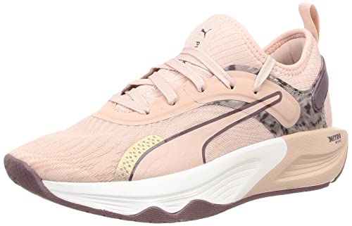 PUMA Damen PWR XX Nitro Safari Glam WN's Gymnastikschuh, Rose Quartz-Dusty Plum, 41 EU