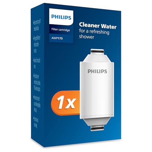 Philips Wasser-Duschfilterkartusche, entfernt Chlor und Verunreinigungen, Filtrationskapazität: 50.000 l