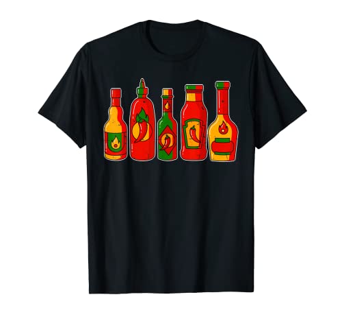 Chili, scharfe Sauce, lateinamerikanisches Essen, Tee, würzig, scharf, mexikanisch, Liebhaber T-Shirt