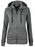 MAJECLO Damen Slim Fit Casual Full-Zip Hooded Lightweight Long Sleeve Sweatshirt - - Small