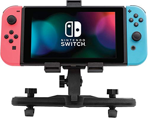 snakebyte Switch SEAT:MOUNT - Auto Kopfstützen-Halterung für Nintendo Switch und Switch Lite, geeignet für Standardautositze, einstellbarer Winkel, kompatibel mit 7-10 Zoll Tablets