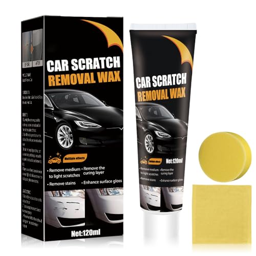 Auto-Kratzer-Reparaturpaste,2025 Neu Kratzer-Reparatur Wachs,120ML Autolack Reparatur Polieren Paste, Kratzerentfernungs,Auto-Kratzer-Entferner für Entfernung Tiefen (1 Set)