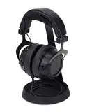 Dynavox Kopfhörerständer KH-1000, Universal Halter mit Metallkorpus für Gaming-Headsets und Over-Ear-Kopfhörer, Silikon-Auflage für Bügel und Kabel-Ablage, schwarz