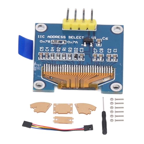 ANKROYU 0,96 Zoll 4-poliges Busmodul, organisches PCB-Leuchtdiodenmodul, Bildschirmmodul, Bildschirmmodul-Kit für Industrie-Controller