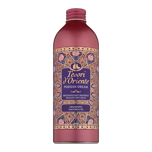 Tesori d'Oriente | Cremebad 'Persian Dream' | Aromatische Körperpflege mit Granatapfel & Rooibos-Tee | Wellness-Rituale für Körper & Sinne | 500 ml