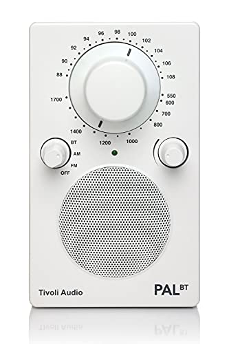 Tivoli Audio PAL BT Tragbares Bluetooth UKW-/MW-Radio (Weiß)