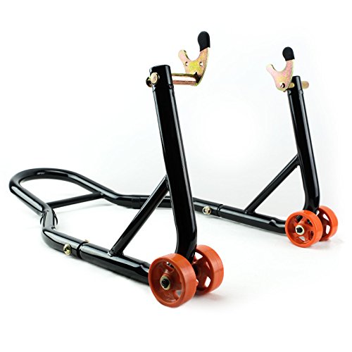 Montageständer HINTEN V-type bis 250kg Motorradständer Motorradheber für Alle Motorradtypen, Stabil und Robuste Konstruktion, Einfaches Anheben und Wartung SN1703