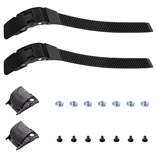 Homoyoyo K2 Schnalle Universal Buckle Strap Set Inline Roller Schuhe Energieband mit Schraubenmutter Schnalle Inline Strap Skating Schuhe Energieband Für M?nner Rollerskates Stopper