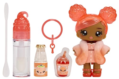 YUMMILAND Lipgloss Puppe - Piper Peach - Duftende Puppe mit DIY Lipgloss-Set - Geeignet für Kinder ab 4 Jahren