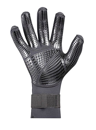 Hiko Handschuhe Fingerhandschuhe Neopren Slim 2,5mm mit Grippbeschichtung, Größe:L