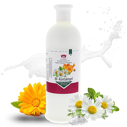 Kosmetex RF-Kontaktgel, Gel für Radio-Frequenz Geräte Meso-Therapie. Mit Kamille, Ringelblume und Vitamin E, 500ml