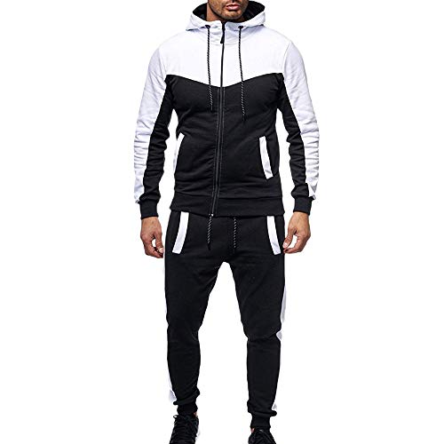 CICIYONER Trainingsanzug Herren Jogginganzug Muscle Sweatshirt + Hosen Sport Tarnung Tankshirt Sets Sportkleidung Männer Fitness Bodybuilding M-XXXL