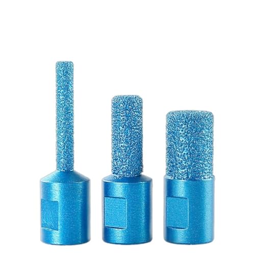 3 stücke M10 Gewinde Vakuum Gelötete Diamant Finger Bit Fräser for Keramik Fliesen Granit Porzellan Marmor Marmor Fräsen Schneiden