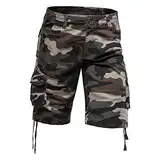 Generisch Prime of Day,Sporthose Herren Kurz - Kurze Hosen Herren,Laufshorts Männer Sommer Baumwolle Jogginghose Fitnesshose Sport Sportshorts,Kurze Outdoorhose Herren,Herren-Shorts Größe 58