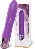 Silikon Vibratoren für Sie Klitoris und G-punkt mit Stoßfunktion Leise und Stark 10 Vibrationsmodi Dildo Analplug Analvibrator Prostata Stimulator Erotik Sexspielzeug für Frauen Paare Extrem