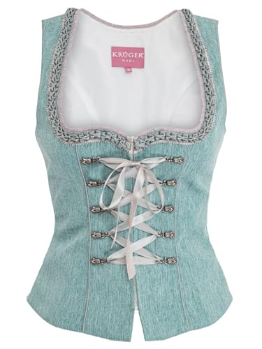 Krüger Dirndl Damen Mieder 416667 blau 40