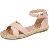 Journee Collection Lyddia Damen-Sandalen, Pink (blush), 42 EU