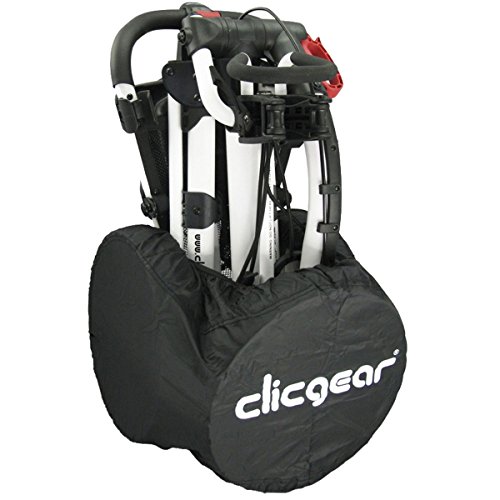 Longridge CGWC01 Clicgear Golf Trolley Radabdeckungen, Schwarz, Groß