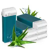 Kosmetex Aloe Vera Wachspatronen Haarentfernung, Roll On Wax Roller, Warmwachspatronen, 6x 100ml