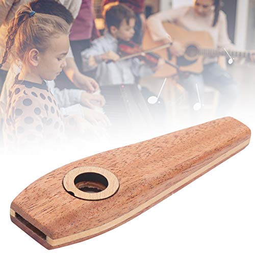 Holz Kazoo, schöne großzügige Holz Kazoo Flöte Nützlich mit humanisiertem Design für Musikbegeisterte für Musikclub für Anfänger für Outdoor-Auftritte