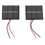 0.4W 1.5V 2Pcs Mini Kleines Solarmodul Modul DIY Polysilizium Solarzelle 43x55mm Solarpanel Power Home DIY Projekt