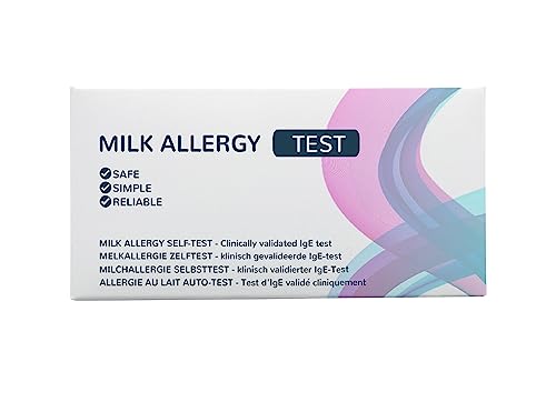 Milchallergie Test - The Tester® Allergie Kuhmilch, Selbsttest für Zuhause, Ergebnis in 10 Minuten, Zuverlässig & Präzise