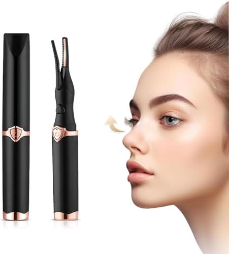 Beheizbare Wimpernzange, Elektrische Wimpernzange mit 3 Temperaturmodi, Wimperncurler Beheizt USB, Wimpernformer Beheizbar für Alle Wimpern