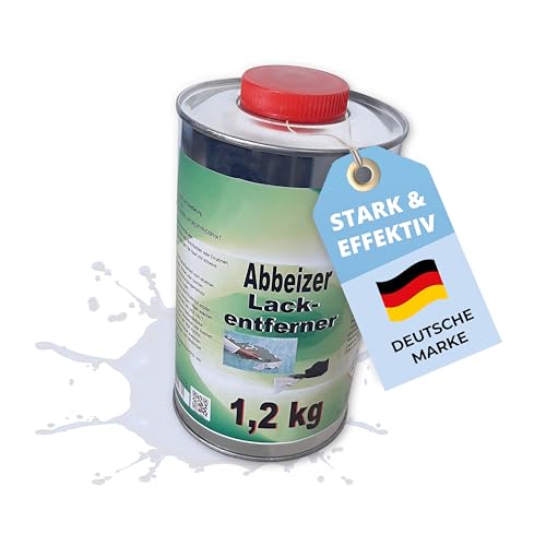 STAHLMANN ® Abbeizer 1,2 Kilo – Abbeizer für Holz, Lack, Metall – Lackentferner, Lackreiniger, Graffiti Entferner – Profi Abbeizer für Lack Holz & Metalloberflächen