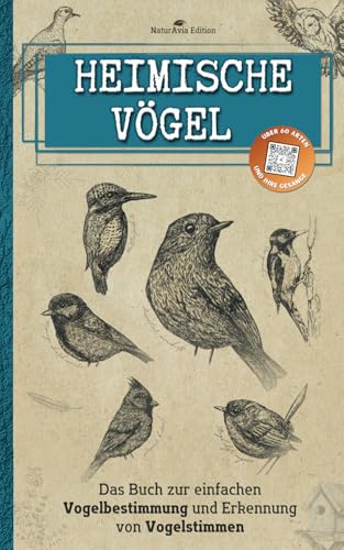 Heimische vögel: Das Buch zur einfachen Vogelbestimmung und Erkennung von Vogelstimmen - Der kleine praktische Feldführer