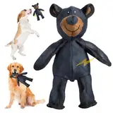 Hundespielzeug Unkaputtbar Bär, Quietschendes Bären Hundespielzeug, Indestructible Dog Chew Toy, Unbreaka Bear Dog Toy, Robustbär Hundespielzeug, Hundespielzeug Unzerstörbar Für Aggressive Kauer