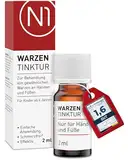 N1 Warzen Tinktur 2ml - Effektiver Warzenentferner [Medizinprodukt] - Einfach anzuwenden & schmerzfrei - Nur 1x pro Woche - Ideales Warzenmittel für Stiel-, Dornwarzen & Gewöhnliche Warzen