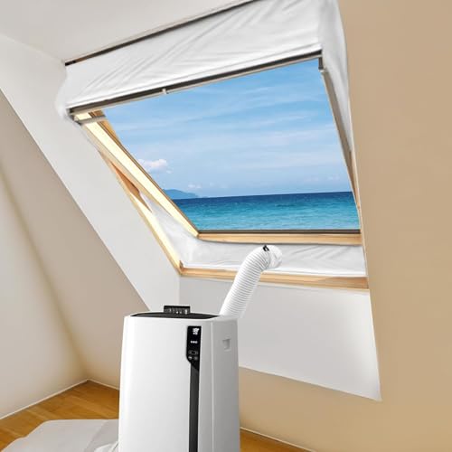 AOUQEE fenster klimaanlage abdichtung, Air Con Fenster-Kit, klimaanlage fensterabdichtung, Air Conditioner Fenster-Kit für mobile Klimaanlage, Wäschetrockner, 190x50cm