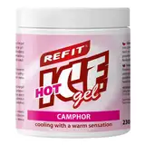 Refit Ice Gel mit Kampfer 230 ml, Extra Schmerzgel Kühlende Kraft von Menthol und die wärmende Wirkung von Kampfer, Warm und kühlend, Für schwere Beine, Nacken und Hüften, Massage Creme, Regeneration