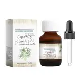 Cyperus Rotundus-Öl – 60 Ml Reines Cyperus-Öl Zur Haarentfernung, 100% Organisches Cyperus Rotundus-Öl Zur Haarwuchshemmer, Feuchtigkeitsspendendes Cyperus Rotundus-Öl Mit Pipette (1 Satz)