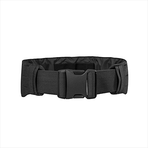 Tasmanian Tiger TT Warrior Belt LC Lasercut Molle Kompatibler Einsatz-Gürtel, Schwarz, M