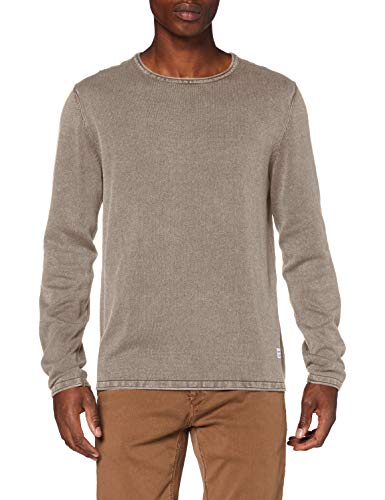 JACK & JONES Herren Jjeleo Knit Crew Neck Noos Pullover, Crockery, XL EU