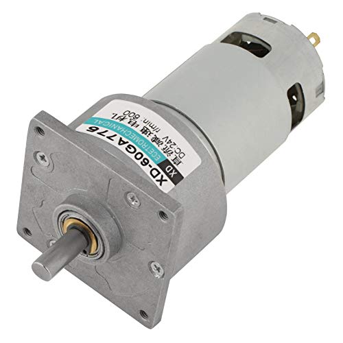 DC12V / 24V 35W Mini-DC-Getriebemotor Metall Geschwindigkeit einstellbar großen Drehmoment Motor CW/CCW(12 V 600 U/min)