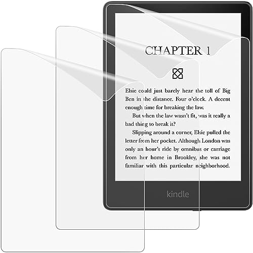 MoKo Blendfreie Folie für Kindle Paperwhite 2021, 3 Stück PET Displayschutzfolie Anti-Kratz Schutzfolie Premium Screen Protector, Bereift