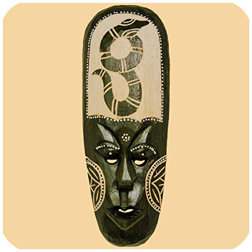 Simandra Afrikanische Maske aus Holz - geschnitzt - 30 cm Größe V1