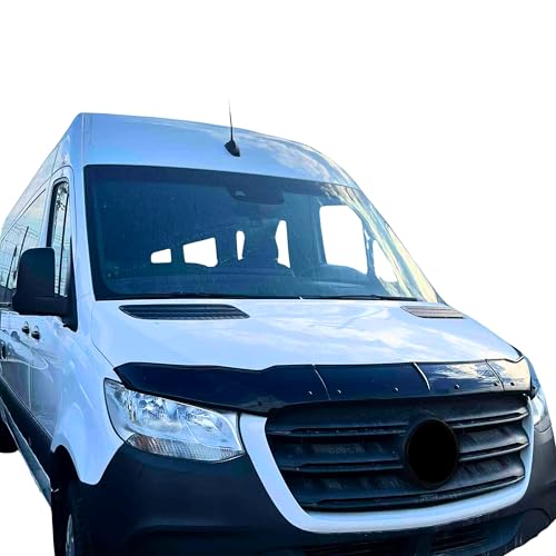 Motorhaube Deflektor Insektenschutz für Mercedes Sprinter 907 910 2018-25 Dunkel