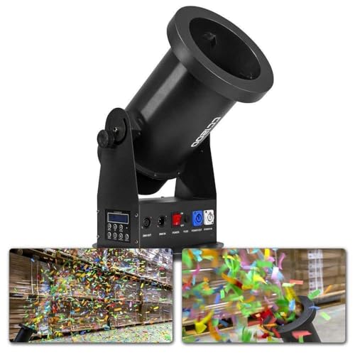 BeamZ Professional CC1200 Confetti Kanone mit DMX und Fernbedienung