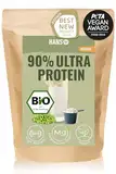 - NEU - Hydrolysiertes Erbsenprotein | 90% Ultra Protein 1000g | Veganes Proteinpulver glutenfrei, ohne Zusatzstoff, ohne Süßungsmittel | HANS Brainfood Bio Eiweißpulver für Männer und Frauen