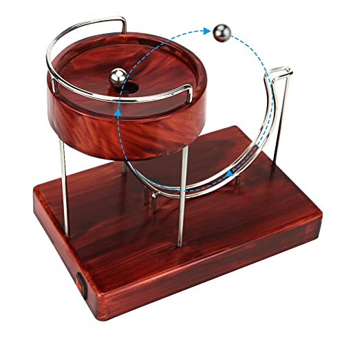 PAMENET Bewegungsmaschine für immerwährende kinetische Kunst, kinetische Kunstbewegung, Metall, automatisch, Sprungtisch, Spielzeug, Holzmaserung