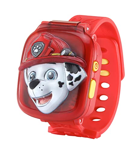 VTech PAW Patrol Marshall-Lernuhr – Digitale Kinderuhr mit Timer, Stoppuhr, Wecker und Lernspielen – Für Kinder von 3-6 Jahren