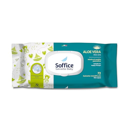 Feuchttücher für Neugeborene: Baby Wipes 72 Stück Pop-Up mit Aloe - Zubehör und Hygieneprodukte für Windelwechsel | Reinigungstücher ideal für Kindergarten und Kleinkinder - 12 Packungen