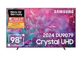 Samsung Crystal UHD 4K DU9079 Fernseher 98 Zoll, Samsung TV mit AI Supersize Picture Enhance, Motion Xcelerator 120 Hz, Crystal Prozessor 4K, Smart TV, KI TV, GU98DU9079UXZG, Deutsches Modell [2024]