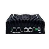 MNBOXCONET Mini PC N305 Firewall 2x10GbE SFP+, Micro Appliance Computer Büro, Barebone NO RAM NO SSD, 2xi226V 2.5GbE LAN, Type-C, TF, HD, Support Windows OPNsense, SPK/MIC