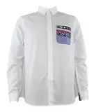 Desigual Herrenhemd Hemd Modell CAM JOYA 2 BLANCO 67C12B3 1000 (XL)